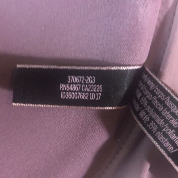 Victoria Secret “So Obsessed “ 34 D push up mauve lacey razor back faux laced - Picture 13 of 13